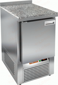 Холодильный стол для пиццы HiCold GNE 1/TN камень, 565 мм, 1 дверь