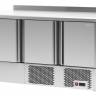 Холодильный стол Polair Grande TMi3-G, 1375 мм, 3 двери