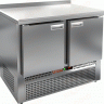 Холодильный стол HiCold SNE 11/TN, 1000 мм, столешница пластик, 2 двери