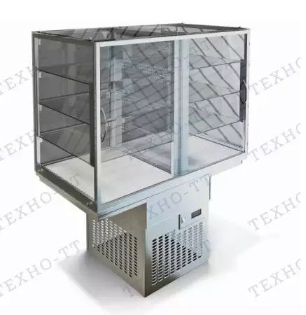 Холодильная витрина Виола-1355 Техно-ТТ, кондитерская, 3 полки, встраиваемая