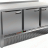 Холодильный стол HiCold SNE 111/TN, 1485 мм, столешница пластик, 3 двери