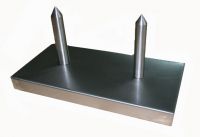 Подставка под булочки для хот-догов, 2 стержня, 200х120х150 мм, нерж. сталь AISI304