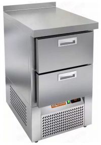 Холодильный стол HiCold GNE 2/TN, 565 мм, 2 ящика