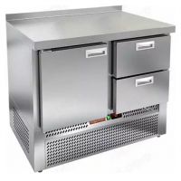 Холодильный стол HiCold GNE 12/TN, 1000 мм, 1 дверь 2 ящика