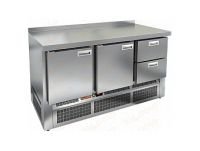 Холодильный стол HiCold SNE 112/TN, 1485 мм, 2 двери 2 ящика