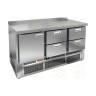Холодильный стол HiCold SNE 122/TN, 1485 мм, 1 дверь 4 ящика
