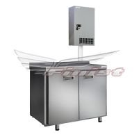Холодильный стол Finist СХСан-600-2, 1000 мм, 2 двери, с настенным агрегатом