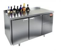 Холодильный стол HiCold SN 11 HT V, барный, 1390 мм, 2 двери