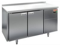 Холодильный стол HiCold SN 11/TN, 1390 мм, столешница пластик, 2 двери