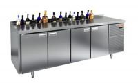 Холодильный стол HiCold SN 1111 HT V, барный, 2280 мм, 4 двери