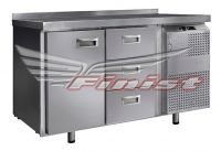 Морозильный стол Finist НХС-600-1/3, 1400 мм, 1 дверь 3 ящика