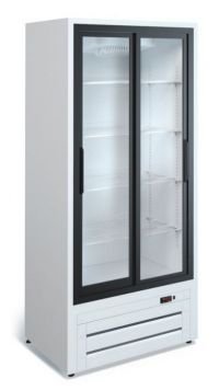 Холодильный шкаф-витрина МариХолодМаш Эльтон 0.7 купе (4.300.071-02), двухдверный, для напитков, 580 литров, +1…+7