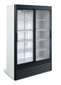Холодильный шкаф-витрина МариХолодМаш ШХ-0.80С Купе (4.300.145), двухдверный, для напитков, 800 литров, +1…+7