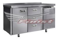 Холодильный стол Finist СХС-600-1/3, 1400 мм, 1 дверь 3 ящика