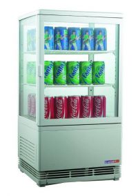 Холодильный шкаф-витрина Cooleq CW-58, для напитков, 58 литров