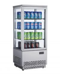 Холодильный шкаф-витрина Cooleq CW-70, для напитков, 68 литров