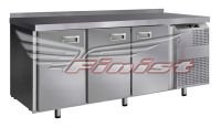 Холодильный стол Finist СХСос-600-3, 1810 мм, 3 двери, с охлаждаемой поверхностью