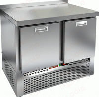 Холодильный стол HiCold GNE 11/TN BOX, 1000 мм, 2 выдвижные секции
