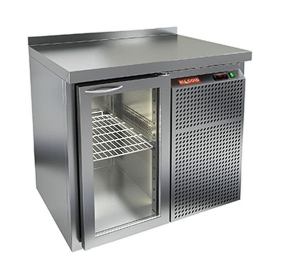 Холодильный стол HiCold GNG 1 BR2 HT, 900 мм, 1 стеклянная дверь