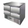 Холодильный стол Gastrorag S901 SEC 4D, 900 мм, "мини", алюм.