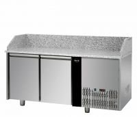 Холодильный стол для пиццы Apach APZ02D1+VR4 160 VD, 1610 мм, 2 двери, 1 ящик, с витриной