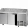 Холодильный стол для пиццы Apach APZ02D1+VR4 160 VD, 1610 мм, 2 двери, 1 ящик, с витриной