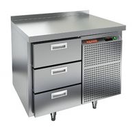 Холодильный стол HiCold GN 3/TN, 900 мм, 3 ящика