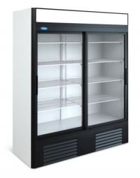Холодильный шкаф-витрина МариХолодМаш Капри 1.5СК купе статика (4.300.143-01), двухдверный, для напитков, 1430 литров, +1…+7