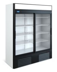 Холодильный шкаф-витрина МариХолодМаш Капри 1.5УСК купе (4.300.144), двухдверный, для напитков, 1430 литров, -6…+6