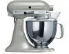 Тестомес, планетарного типа, 4.83 л, хром. металлик, полупрофессиональный, 5KSM150PSEMC, Kitchen Aid