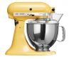 Тестомес, планетарного типа, 4.83 л, желтый, полупрофессиональный, 5KSM150PSEMY, Kitchen Aid