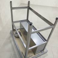 Стол для доочистки овощей, рыбы СПЛ-1200*600*850 Finist, каркас-уголок оцинк. - Стол для доочистки овощей, рыбы СПЛ-1200*600*850 Finist, каркас-уголок оцинк. - 2