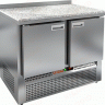 Холодильный стол для пиццы HiCold SNE 11/TN камень, 1000 мм, 2 двери