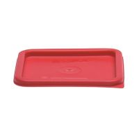 Крышка для контейнера пищ. прямоуг. красная Cambro (для 6SFSCW, 8SFSCW)