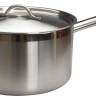Сотейник  5,1 л нерж. d=22 см h=13,5 см с крышк. двойное дно (индукция) MGSteel (С23S178KL) 19150