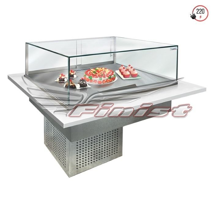 Холодильная витрина Finist Glassier G812-7/500, встраиваемая, 1400 мм, +8…+12 С