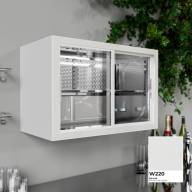 Холодильная витрина Finist CSP-9/14 CLOUD SWIPE PAINT, настенная, двери-купе крашеные - Холодильная витрина Finist CSP-9/14 CLOUD SWIPE PAINT, настенная, двери-купе крашеные