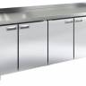 Холодильный стол HiCold SN 1111/TN W, 2280 мм, пластификат, 4 двери