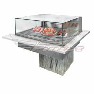 Холодильная витрина Finist Glassier Slide GS-3, встраиваемая, 1000 мм, +5…+8 С, выдвижной поддон