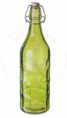 Бутылка для масла и уксуса 1000 мл зеленая с крышкой 81200145