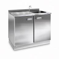 Стол-тумба СТПдп-1400 PERFECTUM Finist, длина 1400 мм, двери распашные, нержавеющая сталь - Стол-тумба СТПдп-1400 PERFECTUM Finist, длина 1400 мм, двери распашные, нержавеющая сталь - 3