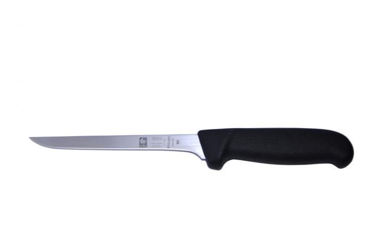Нож обвалочный 150/280 мм, узкое жесткое лезвие, пластик. ручка черный Talho SAFE Icel 281.3923.15