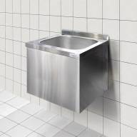 Ванна моечная консольная ВМПцк-1/500*500*400, цельнотянутая, односекционная, нержавеющая сталь, каркас-труба нерж. - Ванна моечная консольная ВМПцк-1/500*500*400, цельнотянутая, односекционная, нержавеющая сталь, каркас-труба нерж. - 2