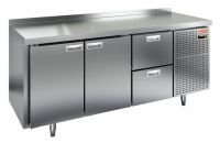 Холодильный стол HiCold GN 112/TN, 1835 мм, 2 двери, 2 ящика