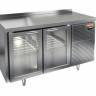 Холодильный стол HiCold GNG 11/HT, 1390 мм, 2 стеклянные дверцы