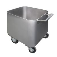 Тележка-чан для фарша ТЧ-720*775 Finist, нержавеющая сталь, 200л, 3 колеса