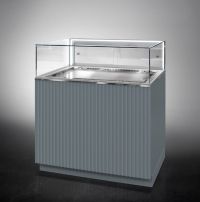 Холодильная витрина Finist Glassier LUX, длина 900 мм, +5...+8 С, кондитерская, напольная