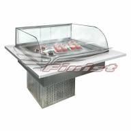 Холодильная витрина Finist Glassier Luxury GL-2, встраиваемая, 900 мм, +5…+8 С, моллированный купол