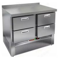 Холодильный стол HiCold GNE 22/TN, 1000 мм, 2 двери 2 ящика