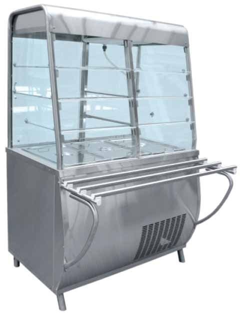 Прилавок-витрина холодильный ПВВ(Н)-70Т-С-01-НШ Abat